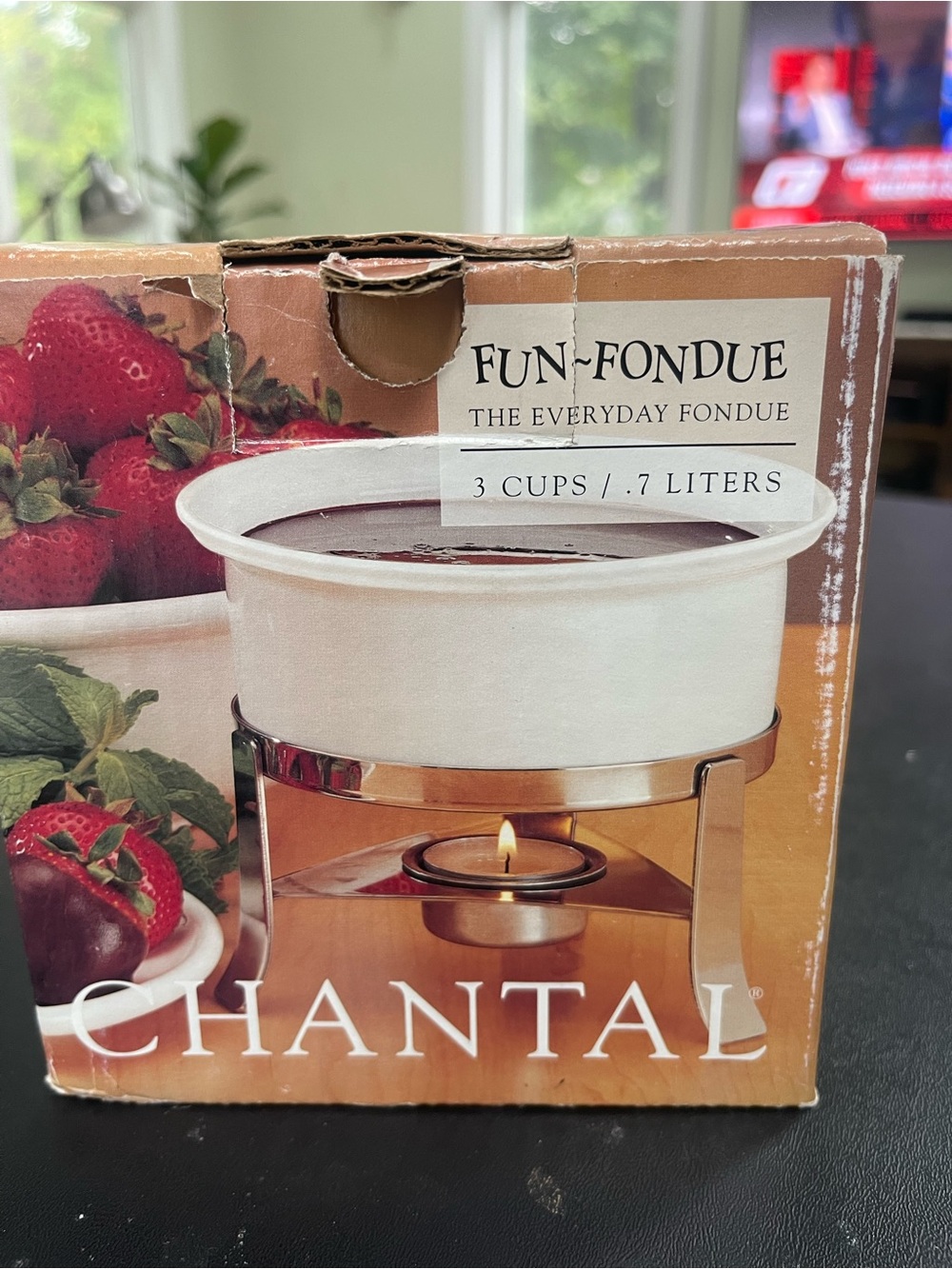 Chantal Fun-Fondue Everyday Fondue Set - 3 cups White